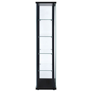 Hyacinth - 4 Shelf Curio Cabinet