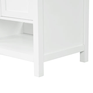 Modern Bathroom Vanity With Sink Top, 2 Doors And 2 Drawers