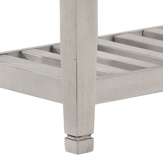 Bench With Upholstery Design - Ivory