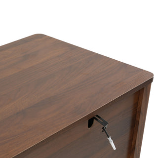 Colored Fluted Sideboard With 3 Doors And 1 Drawer