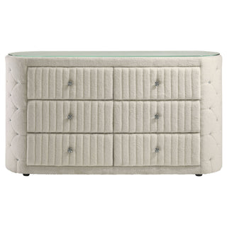 Santiago - 6 Drawer Dresser - Ivory