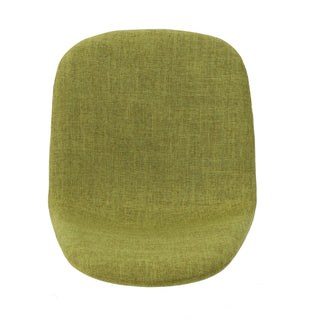 Modern Minimalist Fabric Dining Chair With Iron Legs