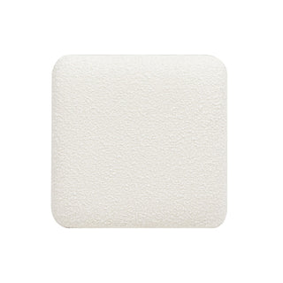 Lucia - Backless Upholstered Counter Stool With Frame - Ivory White