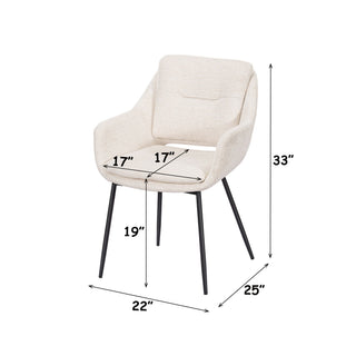 Bexley - Arm Chair (Set of 2) - Beige