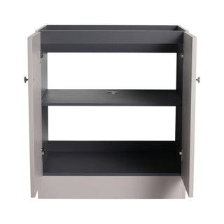 Modern Freestanding Bathroom Vanity With Soft Close Cabinet Doors