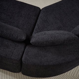 V - Shaped Modular Sofa Set With 3 Pillow