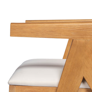 Chandigarh Farmhouse Style Cane Upholstered Dining Chairs (Set of 2)