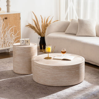 Modern Round Table With Mars Pattern For Living Room