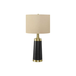 Lighting, Table Lamp, Resin, Contemporary - Black / Cream