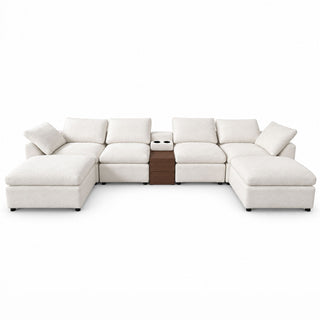 Modular Cloud Couch With Storage Console