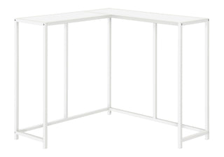 Corner Accent Console Table For Entryway, Unique L-Shaped Design