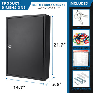 Adjustable Key Cabinet With Lock