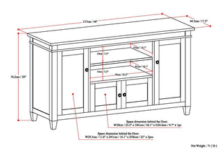 Carlton - TV Media Stand