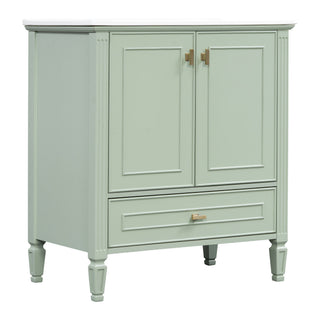 Freestanding Vanity With 1 Drawer & 2 Soft Close Doors With Door Mounted Storage
