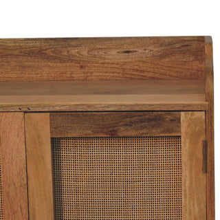 Larissa - T Bar Raised Cabinet - Brown