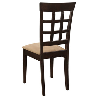 Lattice Back Dining Chair (Set of 2) - Brown