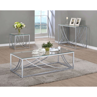 Kempton - Console Table - Chrome