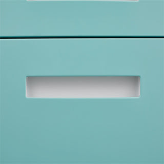 3 Drawer Mobile File Cabinet Under Desk Office, Simple Style Versatile Storage Cabinet For Legal / Letter / A4 Files, 5 Wheel Design Anti-Tilting Cold Rolled Steel Waterproof Moisture-Proof