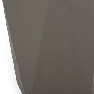 Side Table With Geometric Design
