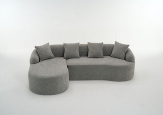 Combined Sofa With 4 Pillows