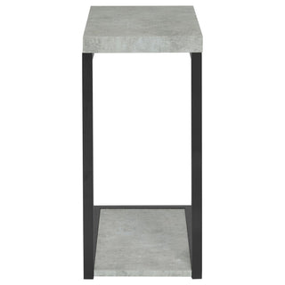 Snack Table With Industrial Base