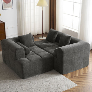 Sectional Free Combined Sofa With 2 Side Pockets