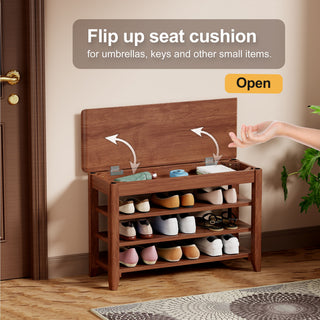 Multi Functional Double Layer Shoe Stool