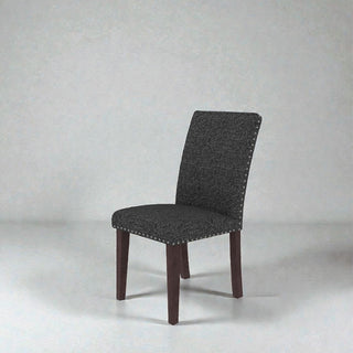Upholstered Dining Chair With High Back Design (Set of 2)