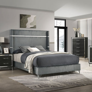 Malcolm - 2 Drawer Nightstand - Black