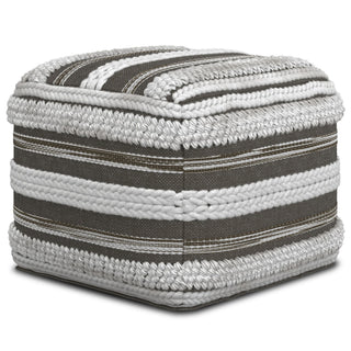 Sommer - Handcrafted Square Pouf