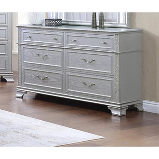 1 Piece Dresser Crystal Knobs Pull Handles Bedroom Furniture - Gray