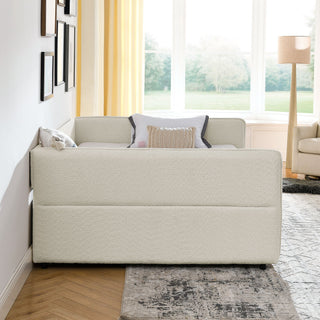 Upholstered Daybed & 2 Drawers