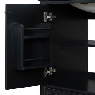 Modern Bathroom Vanity Base Only With Doors And Drawer