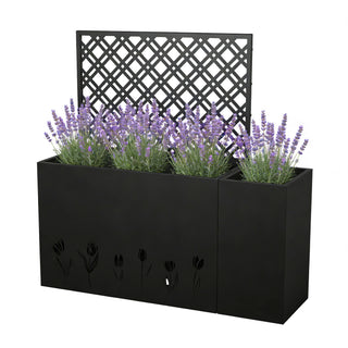 Tall Planter Raised Garden Bed With Trellis