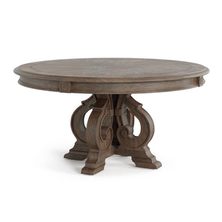 Elegant Dining Set Round Table And Side Chairs