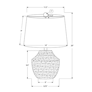 Modern Lighting, Table Lamp, Concrete - Cream