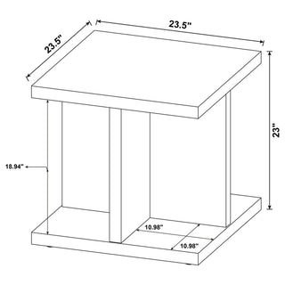 Metron - Coffee And End Table Set