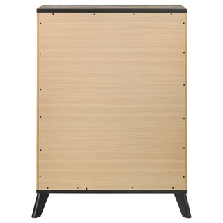 Georgina - 4 Drawer Bedroom Chest - Natural Wood