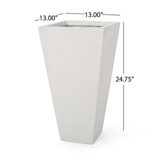 Outdoor Modern Cast Stone Planter