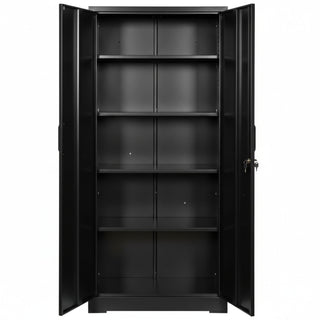 Ironclad - Storage Cabinet With Locking Doors And 4 Adjustable Shelves
