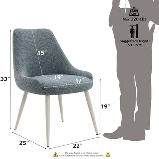 Table Side Chair - Light Blue