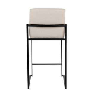 Fuji - Contemporary Modern Elegance, High Back Counter Stool