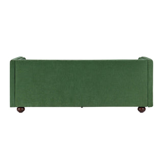 3 Seater Sofa Upholstery With Square Arms, Living Room Couch
