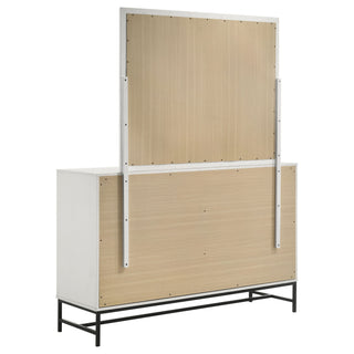 Taraval - 6 Drawer Dresser With Mirror - White
