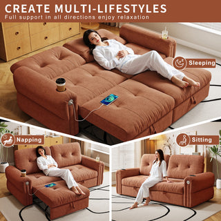 Cloud Like Convertible Sofa Bed With For Living Room