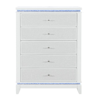 Adalid - Chest With LED Lighting - White