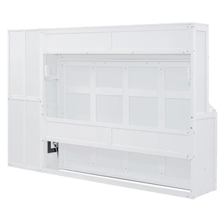 Space Saving Murphy Wall Bed With Closet And Drawers