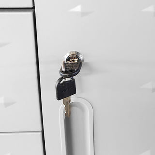 Sturdy Metal Tool Storage Cabinet With Wheels Durable Garage, Office & Home Organizer Steel