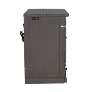 Murphy Bed Chest Cube Cabinet With Charging Station And Large Storage Drawer