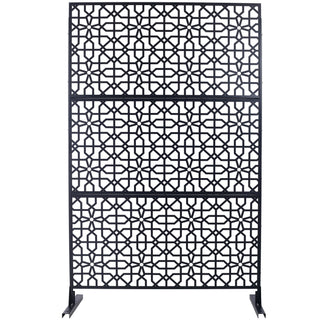 Outdoor & Indoor Metal Freestanding Decorative Privacy Screen